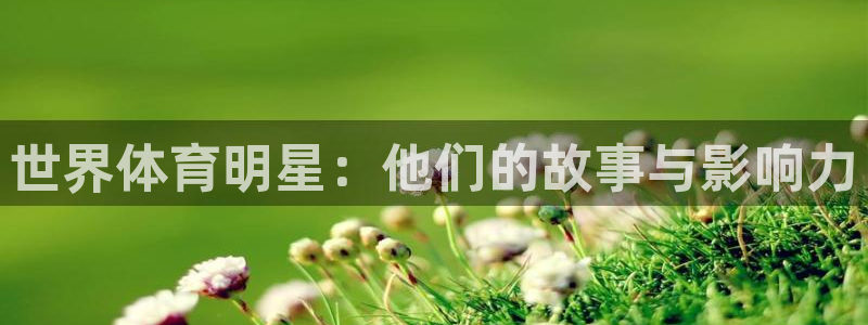 三亿体育登录：世界体育明星：他们的故事与影响力