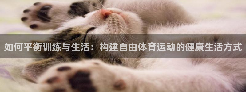 三亿体育网页版：如何平衡训练与生活：构建自由体育运动的健康生活方式